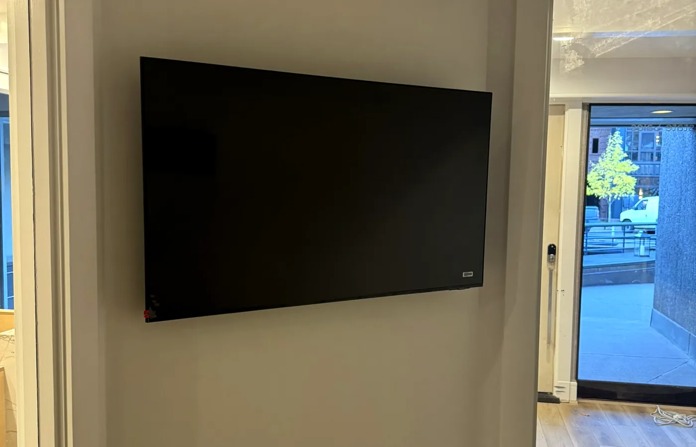 One of the displays in the offices, on the same distribution